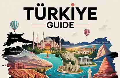 Türkiye rehberi, bölgeler, kültür, tarih ve destinasyonlar